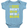 science doesn't give a sht Baby Onesie