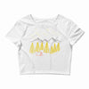 camp forest Crop Top