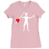 pirate old roger Ladies Fitted T-Shirt