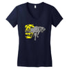 make your mark dog Women's V-Neck T-Shirt