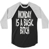 monday is a basic bitch 3/4 Sleeve Shirt