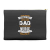 Super Cool Dad Of A Freaking Awesome Nurse Accessory Pouches