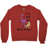 mama &amp; pizza dinasour Crewneck Sweatshirt