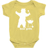 bear grills bbq funny Baby Onesie