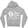 the hokey pokey clinic Zipper Hoodie
