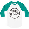 team damon salvatore (6) 3/4 Sleeve Shirt