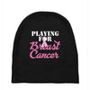 playing for breast cancer Baby Beanies