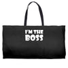 i'm the boss mens Weekender Totes