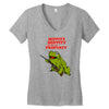 hippity hoppity get off my property Women's V-Neck T-Shirt