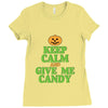 keep calm candy Ladies Fitted T-Shirt