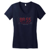 bass o'clock Women's V-Neck T-Shirt