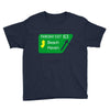 gps logo free exit 63 beach haven Youth Tee