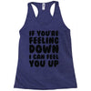 new rude birthday present Racerback Tank