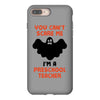 Halloween You Cant Scare Me Im A Preschool Teacher iPhone 8 Plus