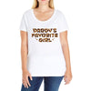 Daddy's Favorite Girl Ladies Curvy T-Shirt
