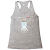 all play and no work Racerback Tank