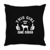 This Girl Loves Her Cane Corso Throw Pillow