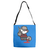 killer anime meme Adjustable Strap Totes
