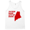 funny maine state Tank Top