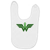 liver cancer wonder woman Baby Bibs
