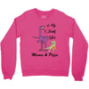 mama &amp; pizza dinasour Crewneck Sweatshirt