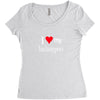 i love my bichonpoo Women's Triblend Scoop T-shirt