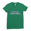 i speak gilmore rectangle Ladies Fitted T-Shirt