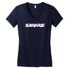 shure new Women's V-Neck T-Shirt