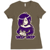 snip snip Ladies Fitted T-Shirt