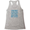 funny dads Racerback Tank