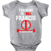 training to kill francis deadpool Baby Onesie