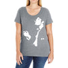 tom waits rock indie rock pop music Ladies Curvy T-Shirt