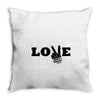 love peace Throw Pillow
