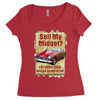 sell midget ideal birthday gift or present Women's Triblend Scoop T-shirt