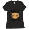 funny cat Ladies Fitted T-Shirt