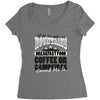 braakfast food coffee or campfires Women's Triblend Scoop T-shirt