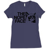 nope Ladies Fitted T-Shirt