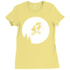 moon alien predator Ladies Fitted T-Shirt