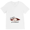 December Peeking Out Baby Boy in Spanish V-Neck Tee