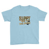happy when duck hunting Youth Tee