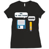 usb i am your father! funny geek computer Ladies Fitted T-Shirt