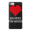 nerd shirt design  herz f&uuml;r nerds computer gaming fun big bang minecr iPhone 7 Case
