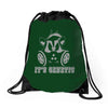 it's genetic Drawstring Bags