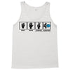 rock paper scissors hadouken Tank Top