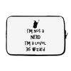 not a nerd (2) Laptop sleeve