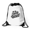 who cares Drawstring Bags