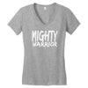 mighty warrior Women's V-Neck T-Shirt