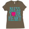 bless your heart Ladies Fitted T-Shirt