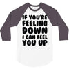 new rude birthday present 3/4 Sleeve Shirt