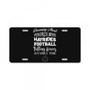 dreaming about pumpkin spice hayrides footbal falling leaves family ti License Plate